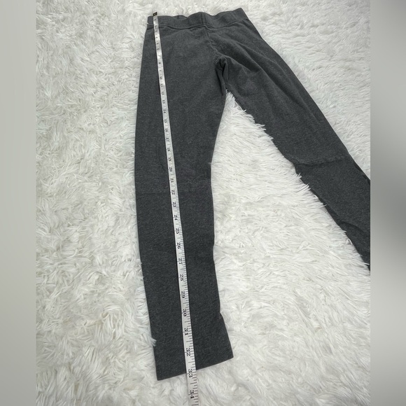 Adidas | Women's Essential Linear Gray Leggings - Picture 6 of 6